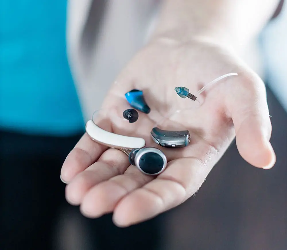Different hearing aid types